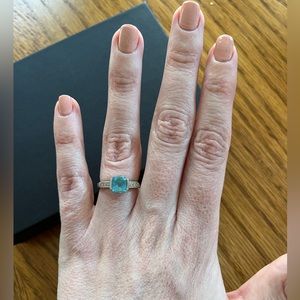 10k Blue Stone Ring